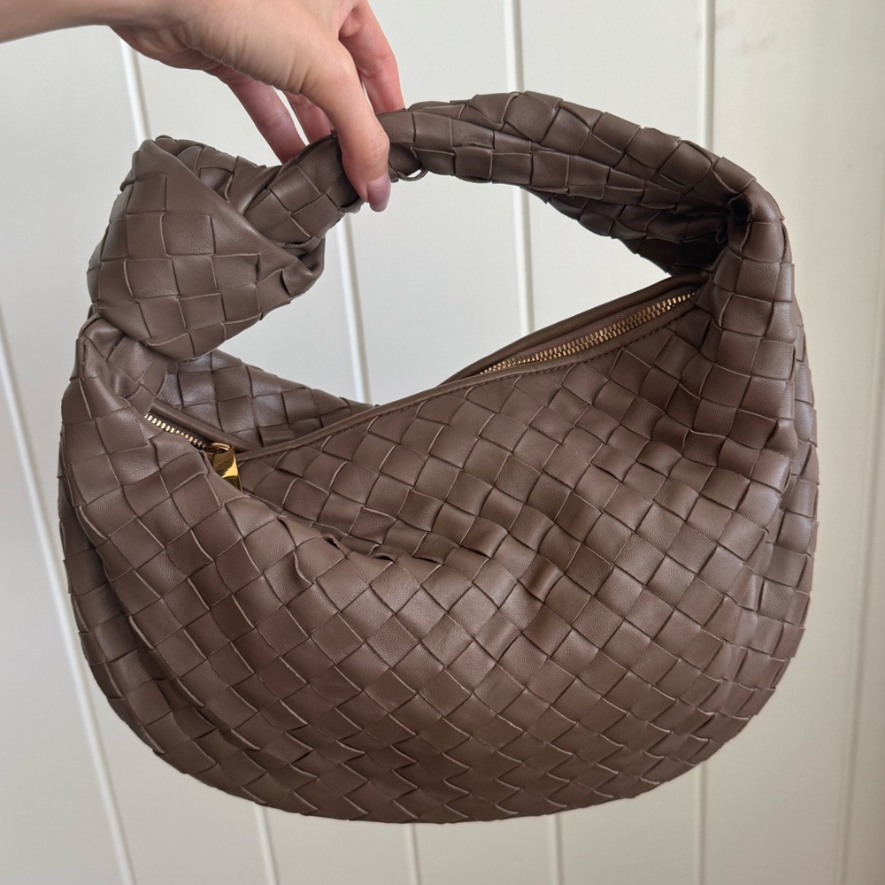 Bottega Veneta Intrecciato Small/Teen Jodie Dark Taupe - Picture 4 of 14